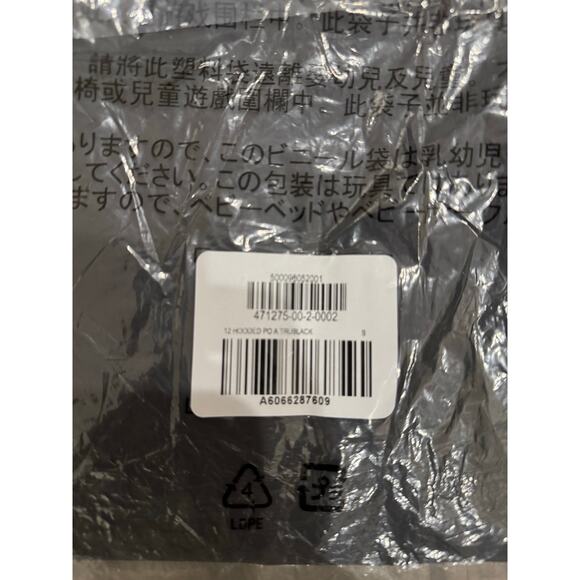 YEEZY GAP by Balenciaga Coated Black Anorak Hoodie Size Small - Picture 5 of 8